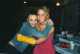 Hugging with cast